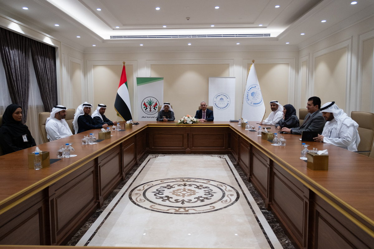 For Sustainable Community Development MOU between UKF and Khorfakkan Municipal Council 